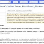 Consultant en Protection des Enfants en Ligne – Roster International