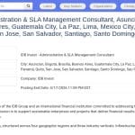 Consultant Administration et Gestion des SLA – IDB Invest