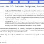 Coordinateur de Programmes Senior – Bureau Multi-Pays Caraïbes