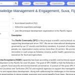 Responsable Gestion des Connaissances et Engagement – Programme Marin Pacifique