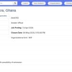 Officier Genre – FAO Afrique, Accra