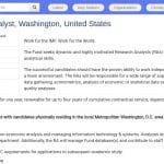 Analyste de Recherche Économique et Statistique