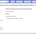 Assistant(e) Programmes Violence Basée sur le Genre – UNFPA Venezuela
