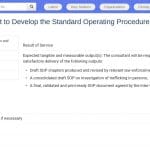 Consultant national pour développer des procédures opérationnelles standardisées