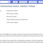 Banquier Associé – Secteur Infrastructure à Istanbul