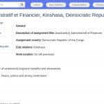 Assistant Administratif et Financier – Kinshasa