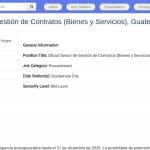 Responsable Senior de Gestion Contractuelle – Biens et Services
