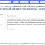 Consultant en éducation financière pour le personnel et détenus pénitentiaires