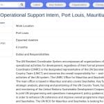 Stage – Support Administratif et Opérationnel au Bureau du Coordonnateur Résident des Nations Unies