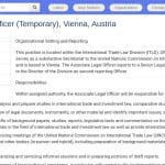 Juriste en Droit du Commerce International (Poste Temporaire)