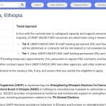 Chauffeur pour projet électoral ONU à Addis-Abeba