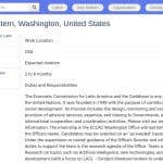Stage en Affaires Économiques à Washington