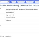 Investment Officer Senior – Secteur Industriel, Caire