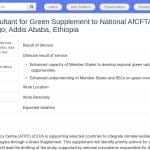 Consultant National pour la Stratégie AfCFTA Verte en République du Congo
