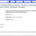 Assistant RH Data Analytics – Centre de Services Partagés UNICEF