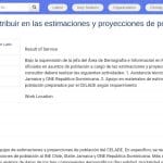 Consultant en démographie pour estimations et projections de population
