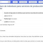 Consultant en Production Audiovisuelle – Contrat Long Terme