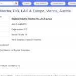 Directeur Régional Institutions Financières pour l&rsquo;Europe et l&rsquo;Amérique Latine