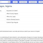 Principal Banker – Infrastructure Durable, Nigéria