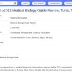 Consultant National pour la Révision du Guide de Biologie Médicale