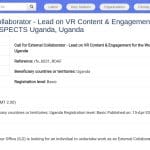 Lead Contenu et Engagement VR pour la Plateforme Workverse – Ouganda