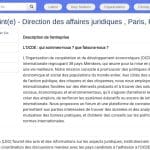 Directeur Adjoint des Affaires Juridiques – OCDE Paris