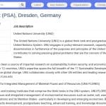 Assistant de Recherche – Gestion des Ressources Durables (Dresde)