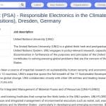 Assistant de Recherche – Électronique Responsable et Développement Durable