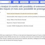 Stagiaire Analyste des Risques – AMA (4 mois renouvelables)