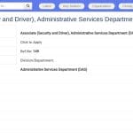 Associé Sécurité et Chauffeur – Services Administratifs