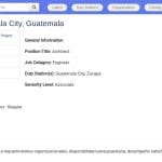 Architecte résident de chantier hospitalier – Guatemala