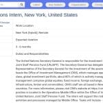 Stage en Opérations d&rsquo;Investissement – Bureau de New York