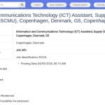 Assistant ICT – Support technique et analytique pour la chaîne d&rsquo;approvisionnement