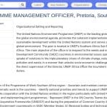 Responsable Senior de Programmes Environnementaux pour l&rsquo;Afrique Australe