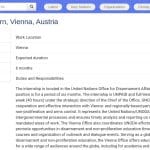 Stagiaire en Affaires Politiques – Désarmement et Non-Prolifération