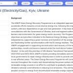 Analyste Ingénieur Électricité/Gaz – Programme Énergie Verte, Ukraine