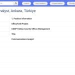 Analyste en Communication – Programme des Nations Unies pour le Développement