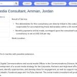 Consultant Junior Médias Sociaux – Amman, Jordanie