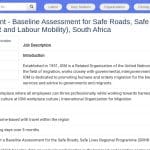 Consultant expert – Évaluation initiale programme régional transport et santé