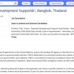 Stage – Soutien au Développement des Capacités, Bangkok