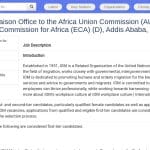 Directeur du Bureau de Liaison auprès de l&rsquo;Union Africaine et de la CEA