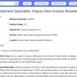Spécialiste Senior en Développement Urbain – Mission en Papouasie-Nouvelle-Guinée
