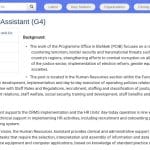 Assistant Ressources Humaines (Niveau G4) – OSCE Bishkek