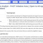 Analyste Finance Durable – Initiative FAST Asie-Pacifique