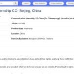Stage Communication UNICEF Chine – 6 mois