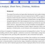 Analyste de processus métier – Projet UE/PNUD Moldavie