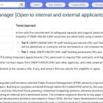 Chef de Projet National – Gestion des Finances Publiques