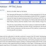 Conseiller en administration fiscale – Pacifique (Fidji)