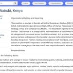 Juriste en droit disciplinaire – Nations Unies (Nairobi)