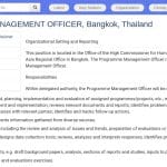Chargé(e) de gestion de programme – Droits humains – Bangkok